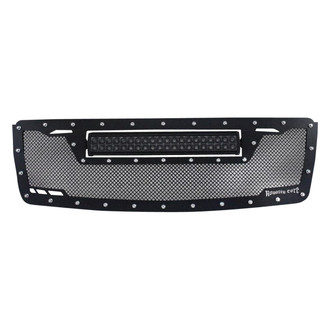 Royalty Core® - 1-Pc RCRX LED Race Line Design Custom Painted Mesh Main Grille