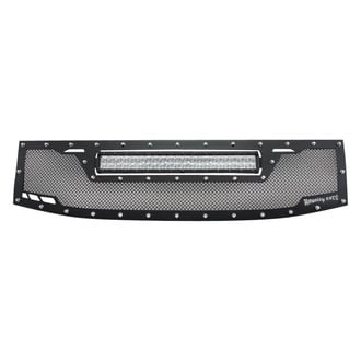 Royalty Core® - 1-Pc RCRX LED Race Line Design Custom Painted Mesh Main Grille