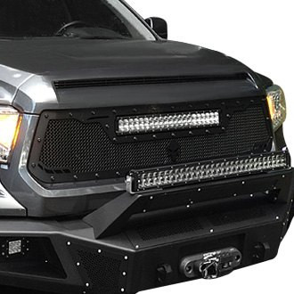 Royalty Core® - 1-Pc RCRX LED Race Line Design Custom Painted Mesh Main Grille