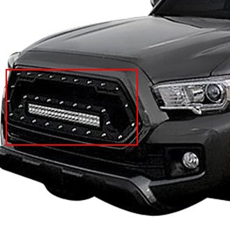 Royalty Core® - 1-Pc RCRX LED Race Line Design Custom Painted Mesh Main Grille
