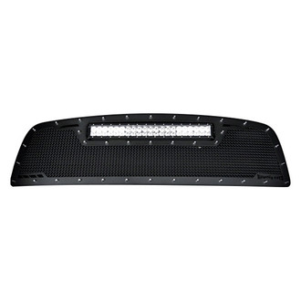 Royalty Core® - 1-Pc RCRX LED Race Line Design Custom Painted Mesh Main Grille