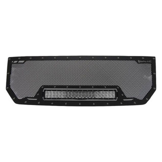 Royalty Core® - 1-Pc RCRX LED Race Line Design Custom Painted Mesh Main Grille