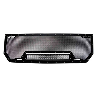 Royalty Core® - 1-Pc RCRX LED Race Line Design Custom Painted Mesh Main Grille