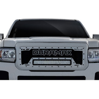 Royalty Core® - 1-Pc RCRX LED Race Line Design Custom Painted Mesh Main Grille