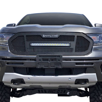 Royalty Core® - 1-Pc RCRX LED Race Line Design Custom Painted Mesh Main Grille