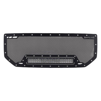 Royalty Core® - 1-Pc RCRX LED Race Line Design Custom Painted Mesh Main Grille