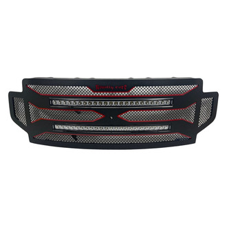 Royalty Core® - RC4 Double X Layered Design Custom Painted Mesh Main Grille with 2 x 30" LED Light Bar