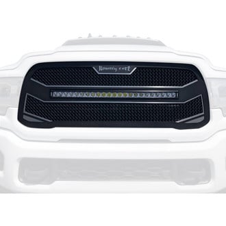 Royalty Core® - 1-Pc RC4X Layered Design Custom Painted Mesh Main Grille with 1 x 30" LED Light Bar