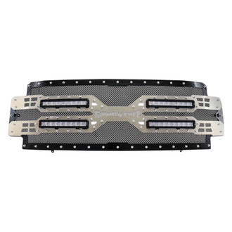 Royalty Core® - RC5X Quadrant LED Design Custom Painted 12.0 Sport Mesh Main Grille