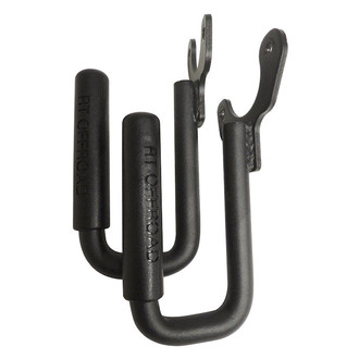 RT Off-Road® - Textured Black Powder Coat Front Grab Handle Set