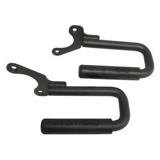 RT Off-Road® - Textured Black Powder Coat Front Grab Handle Set