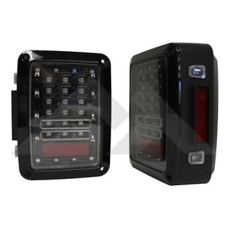 RT Off-Road® - Driver and Passenger Side Black LED Tail Lights