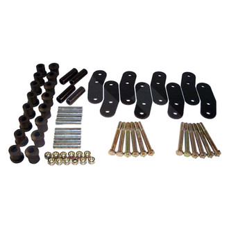 RT Off-Road® - 0.75" Heavy Duty Greasable Front and Rear Leaf Spring Shackle Kit