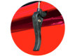 Rear latches provide easy operation