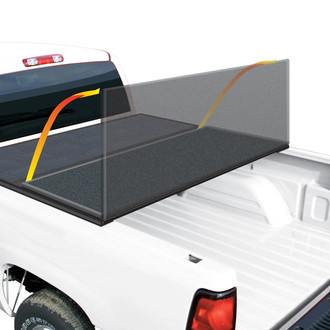 E-Series Hard Folding Tonneau Cover, Mid Opened