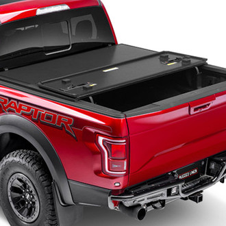 HC3 Premium Hard Folding Tonneau Cover, Mid Opened