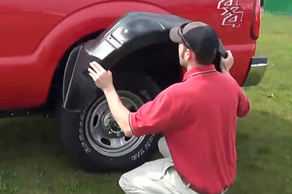 Rugged Liner® - Rear Driver and Passenger Side Fender Liners Installation