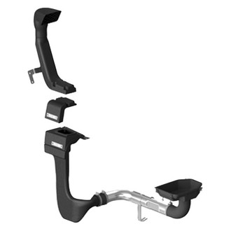 Rugged Ridge® - XHD Aluminum Polished Short Ram Air Intake System with Snorkel and Low/High Mount Arm