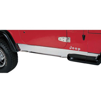 Rugged Ridge® - Polished Rocker Panel Cover