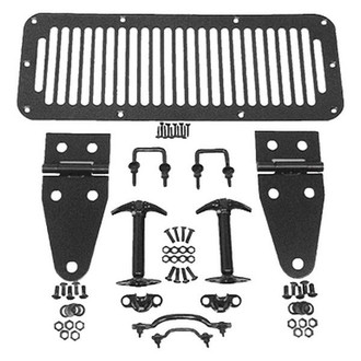 Rugged Ridge® - Black Hood Dress Up Kit