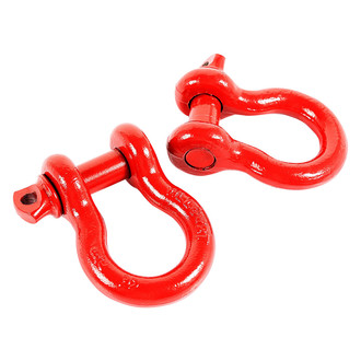Rugged Ridge® - 13500 lbs 7/8" Red D-Rings