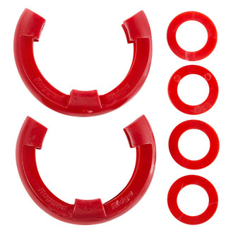 Rugged Ridge® - 3/4" Red D-Ring Isolator Kit