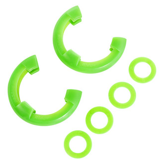 Rugged Ridge® - 3/4" Green D-Ring Isolator Kit