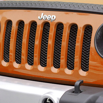 Rugged Ridge® - 1-Pc Gloss Black Mesh Main Grille