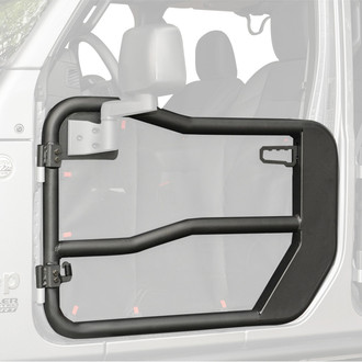 Rugged Ridge® - Fortis Black Textured Powder Coat Front Tube Doors