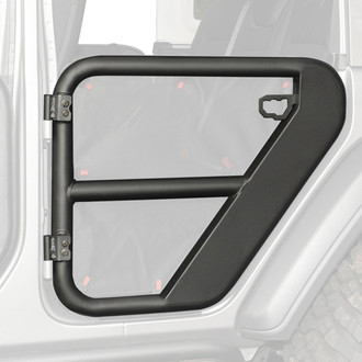 Rugged Ridge® - Fortis Black Textured Powder Coat Rear Tube Doors