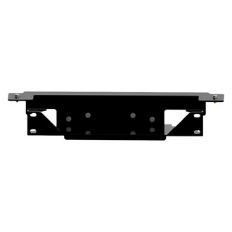Rugged Ridge® - Spartacus Series Black Winch Plate for Stamped Bumper