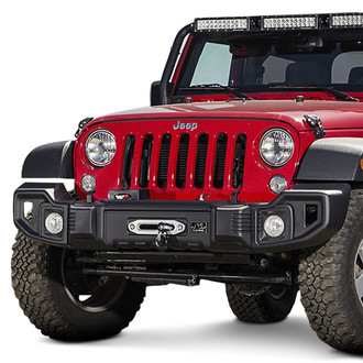 Rugged Ridge® - Spartacus Full Width Black Front Winch HD Bumper
