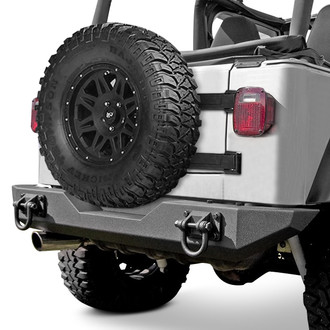 Rugged Ridge® - XHD Full Width Black Rear HD Bumper