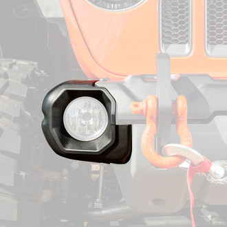 Rugged Ridge® - Venator Black Powder Coated Front Bumper End Caps