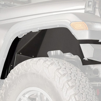 Rugged Ridge® - Black Powder Coat Front Inner Fender Liners