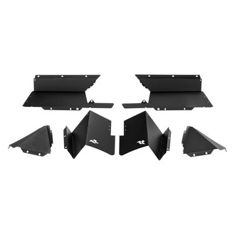 Rugged Ridge® - Black Powder Coat Rear Inner Fender Liners