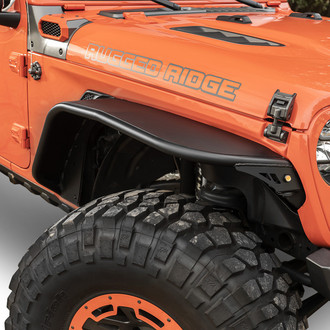 Rugged Ridge® - Matte Black Front Tube Fender Flares