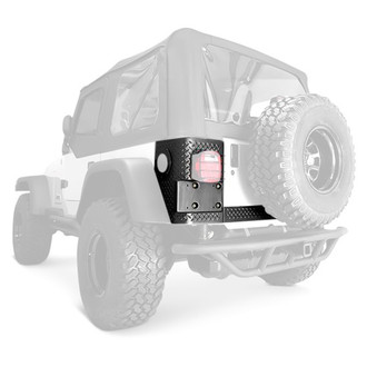 Rugged Ridge® - Body Armor Black Diamond Rear Corner Guards