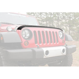 Rugged Ridge® - Body Armor Black Diamond Hood Guard