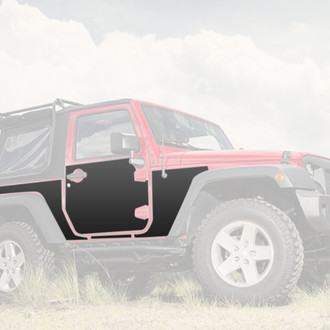 Rugged Ridge® - Matte Black Magnetic Protection Panel Kit