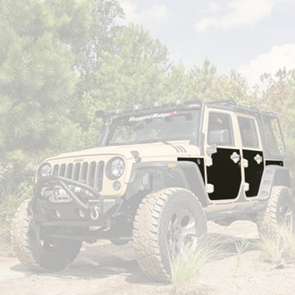 Rugged Ridge® - Matte Black Magnetic Protection Panel Kit