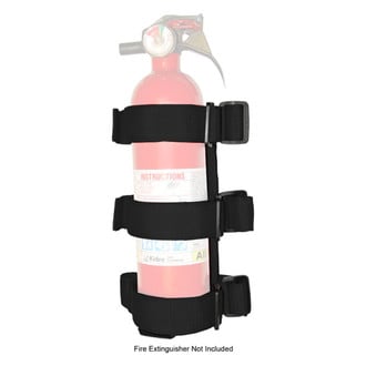 Rugged Ridge® - Black Sport Bar Fire Extinguisher Holder