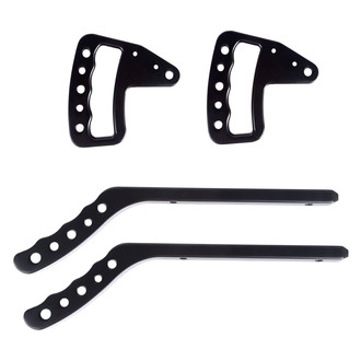 Rugged Ridge® - Black Front and Rear Grab Handles