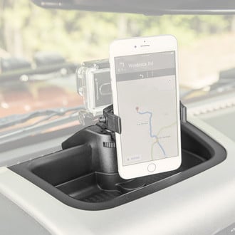 Rugged Ridge® - Black Dash Multi-Mount System