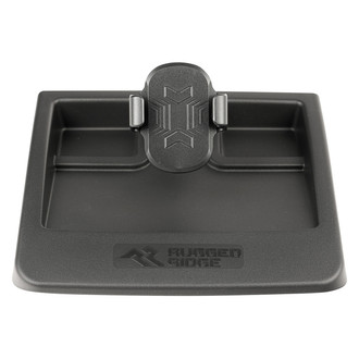 Rugged Ridge® - Black Dash Multi-Mount with Charging Phone Holder