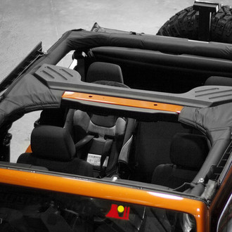 Rugged Ridge® - Black Half Roll Bar Cover