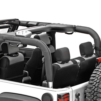 Rugged Ridge® - Black Half Roll Bar Cover