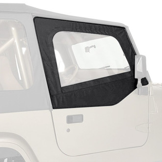 Rugged Ridge® - Black Diamond Upper Soft Door Skins