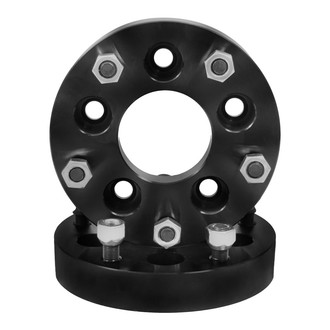 Rugged Ridge® - Black 6061-T6 Aluminum Wheel Adapters
