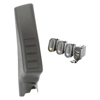 Rugged Ridge® - Left A-Pillar Switch Pod Kit